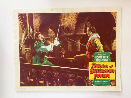 Sword of Sherwood Forest original 1960 vintage lobby card