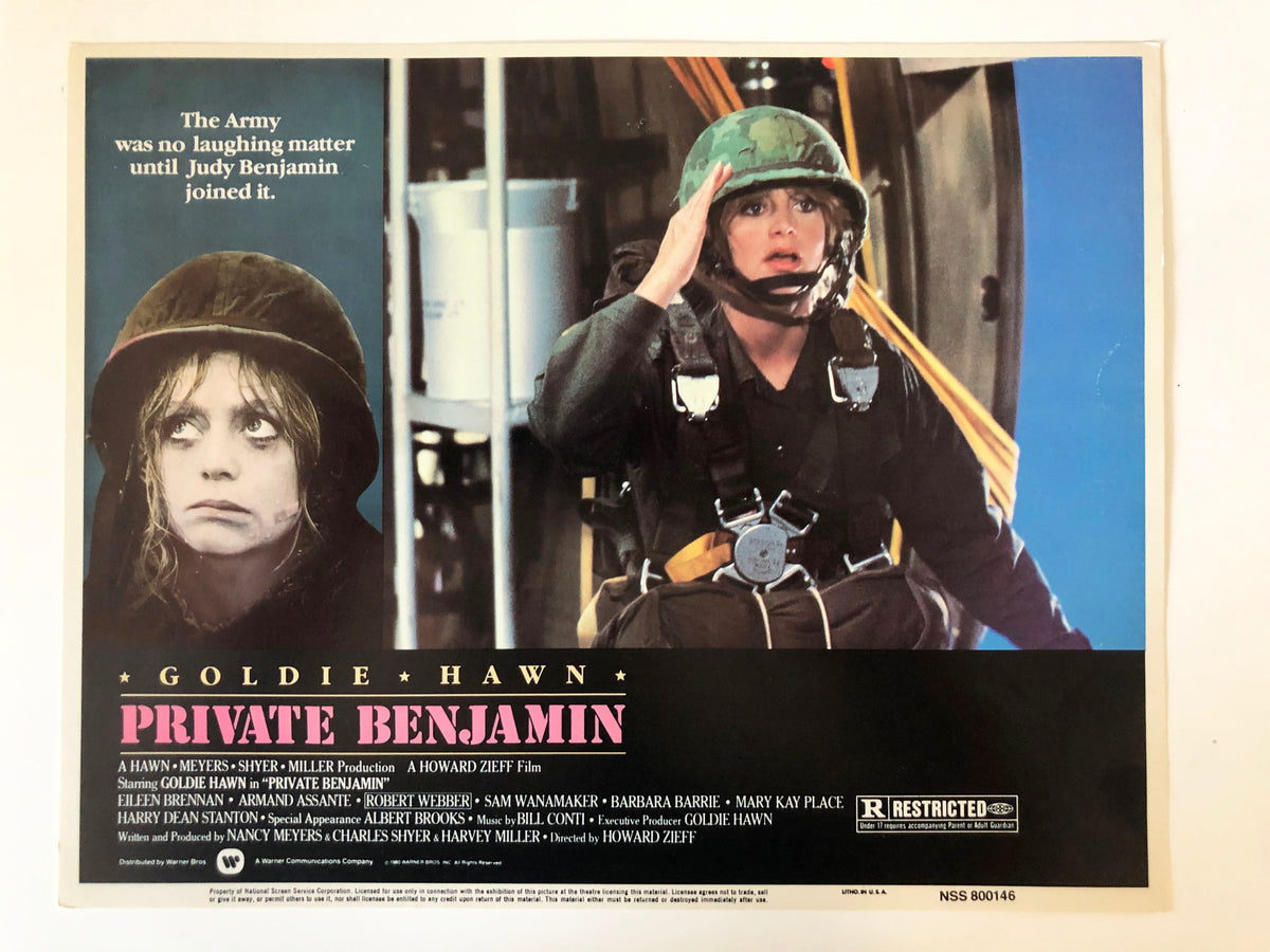 Private Benjamin original 1980 vintage lobby card