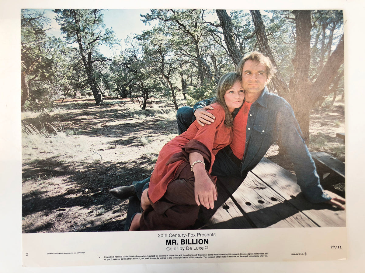 Mr. Billion original 1977 vintage lobby card