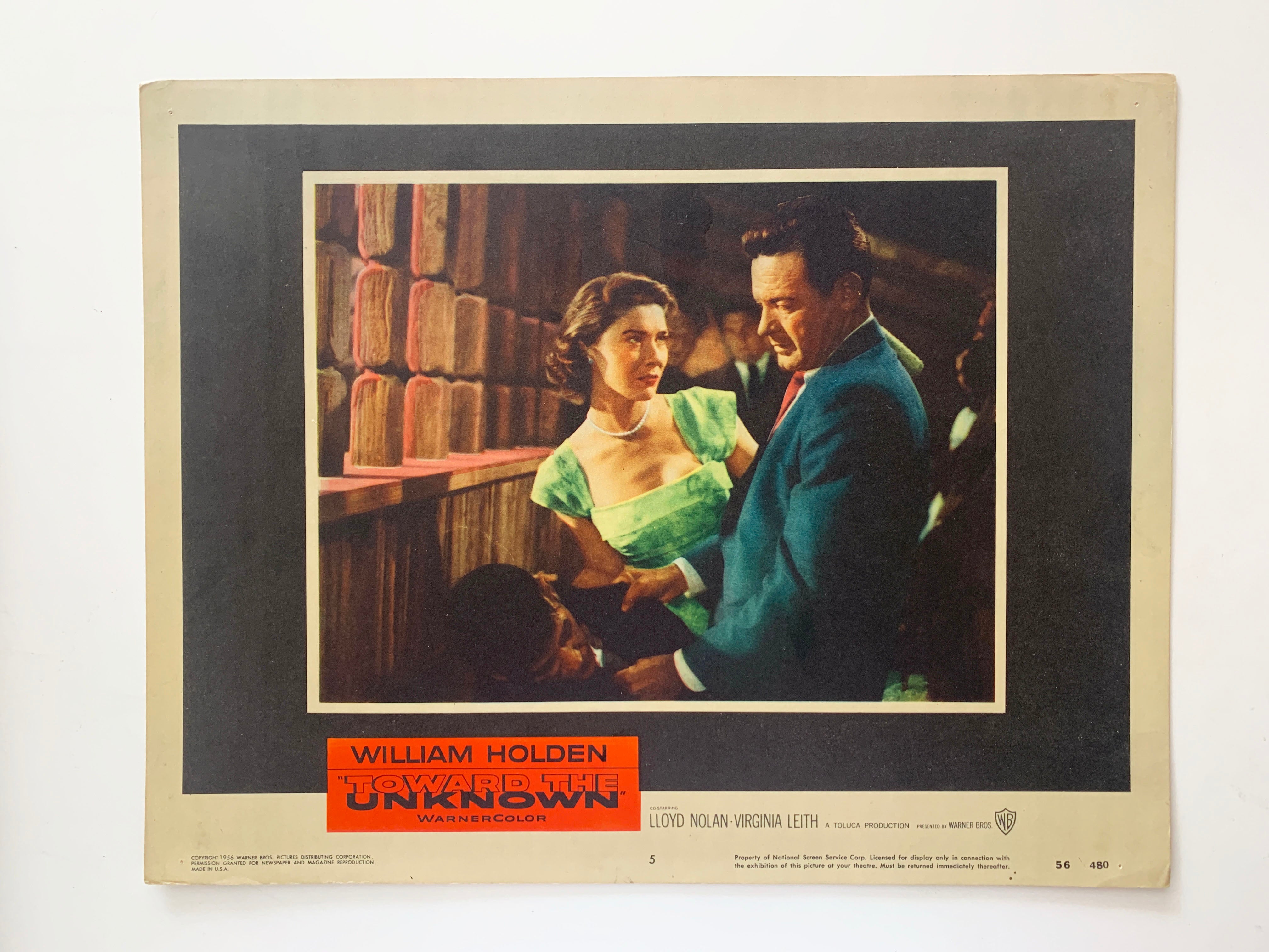 Toward the Unknown original 1956 vintage lobby card