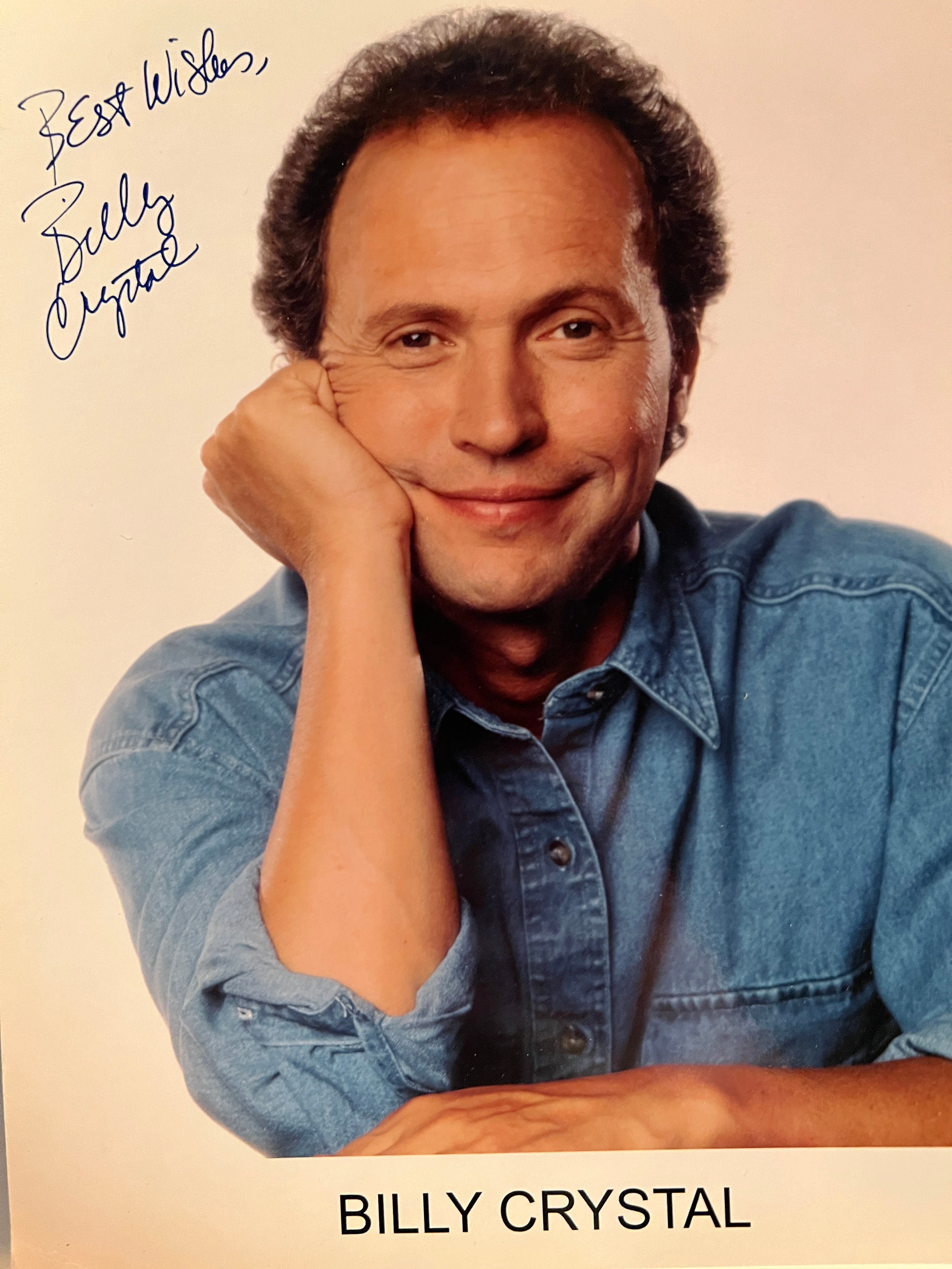 Billy Crystal facsimile signed photo. 8x10 inches