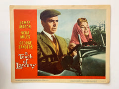 A Touch of Larceny original 1960 vintage lobby card