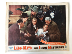 The Iron Mistress original 1952 vintage lobby card