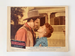 Renegades original 1946 vintage lobby card