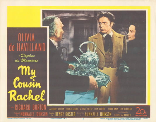 My Cousin Rachel 1952 original vintage lobby card