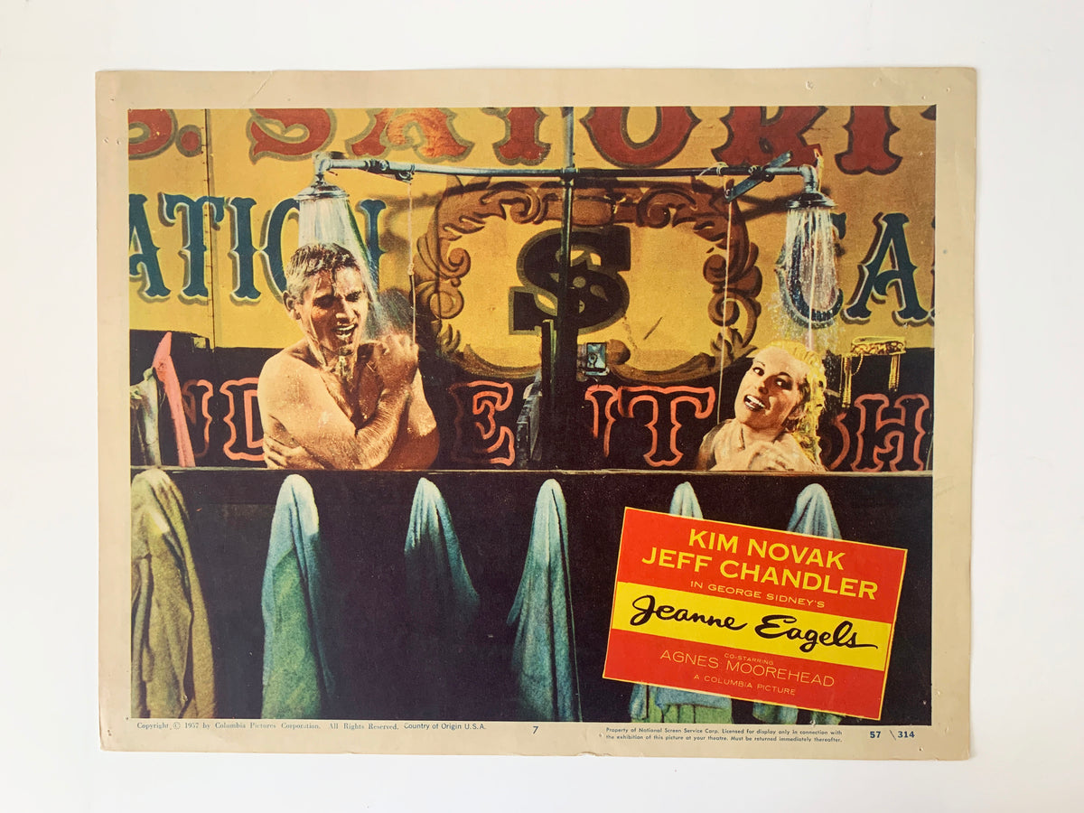 Jeanne Eagels original 1957 vintage lobby card