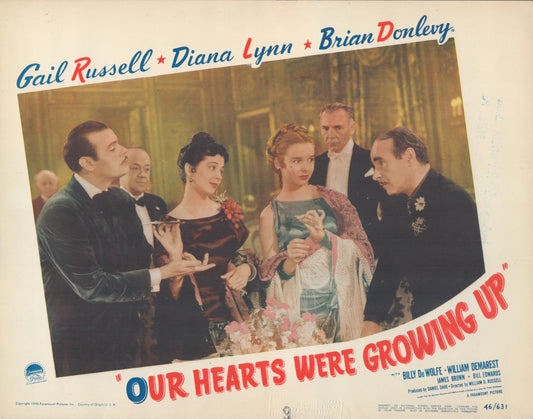 Our Hearts Were Growing Up set of 8 original lobby cards