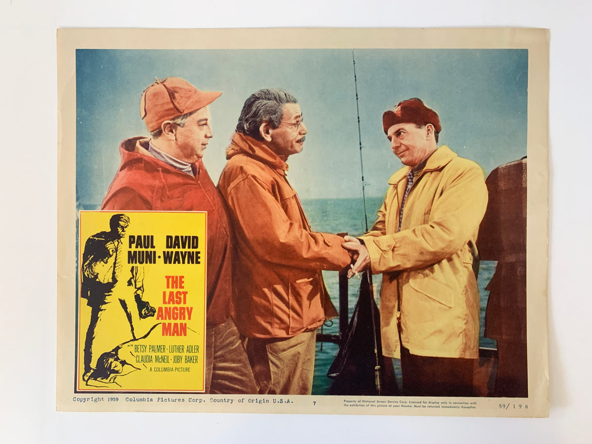 The Last Angry Man original 1959 vintage lobby card