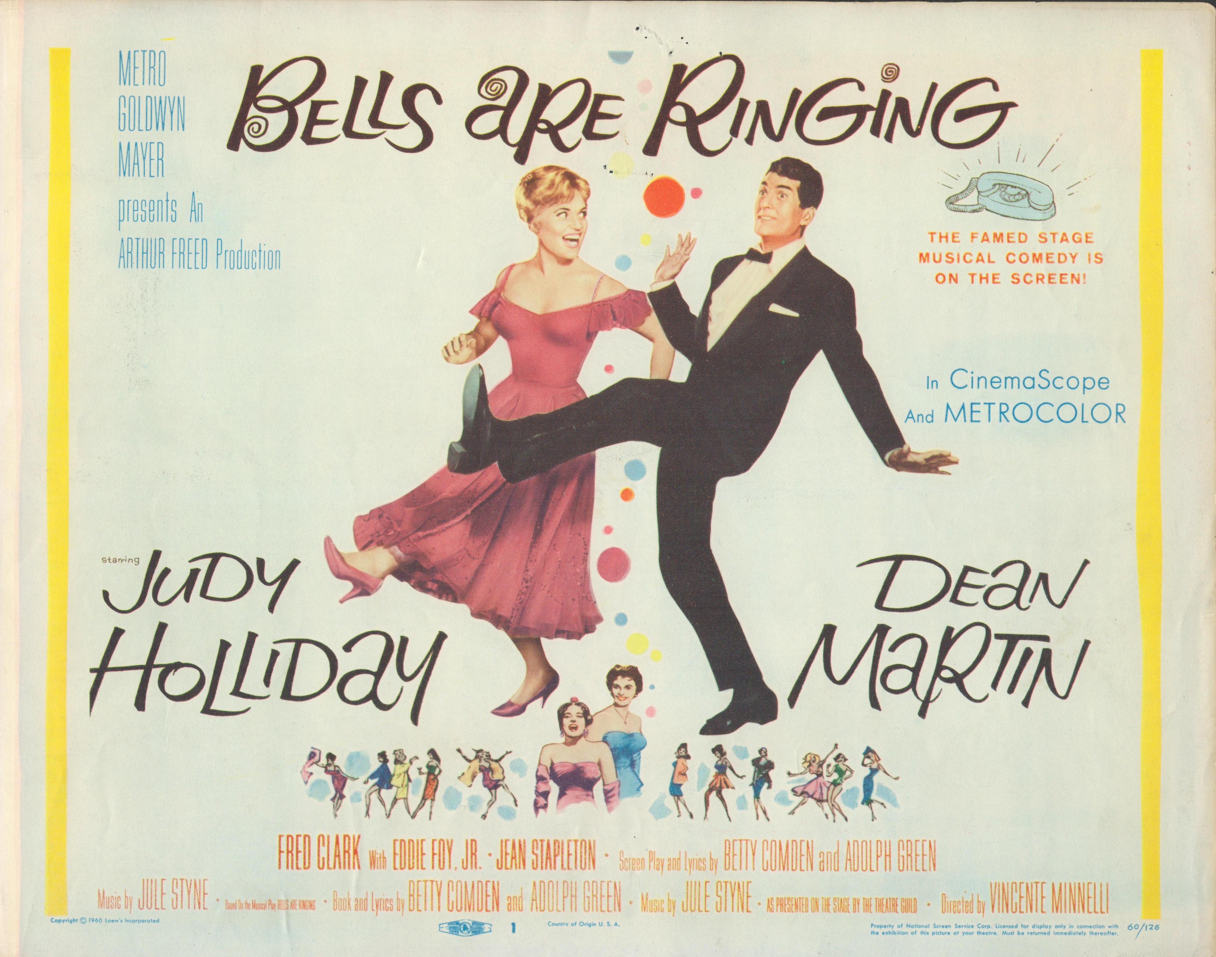 Bells Are Ringing set of 8 original lobby cards