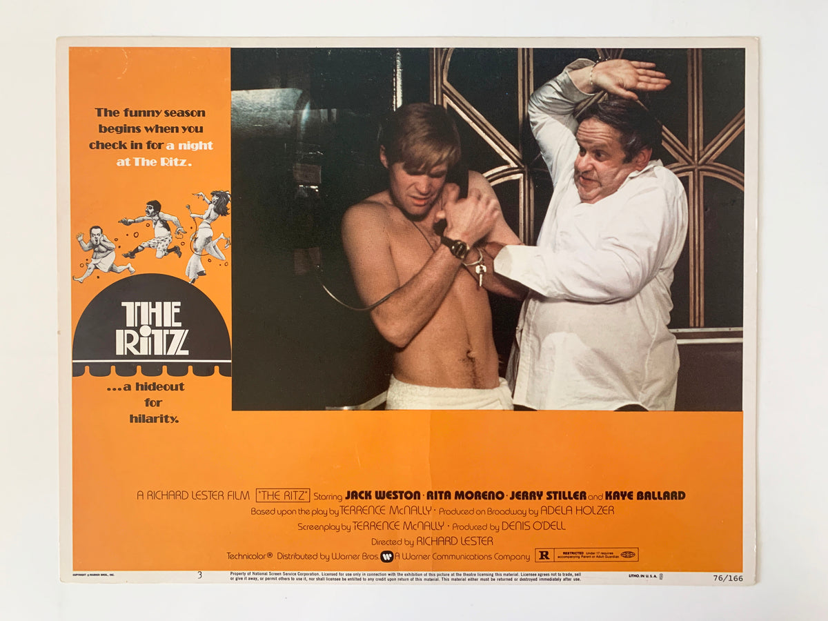 The Ritz original 1976 vintage lobby card