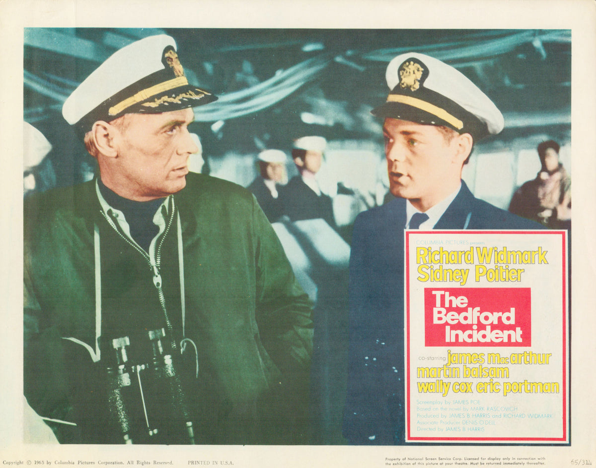 The Bedford Incident 1965 original vintage lobby card