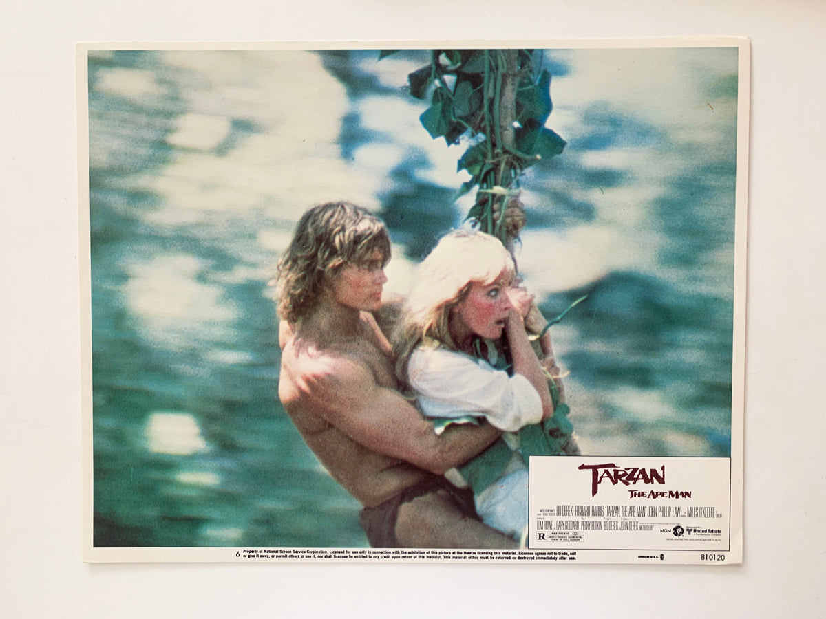 Tarzan, the Ape Man original 1981 vintage lobby card