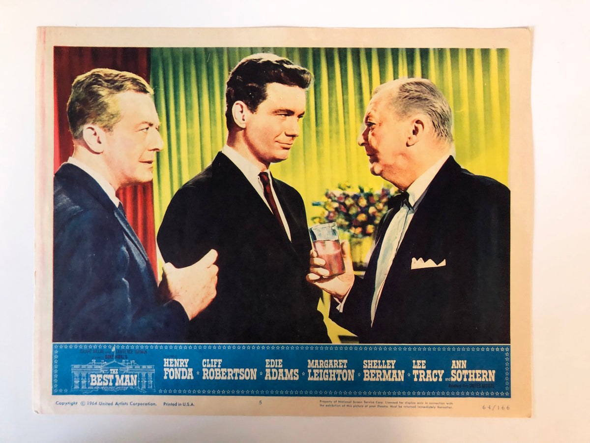 The Best Man original 1964 vintage lobby card