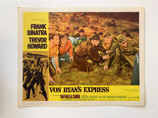 Von Ryan's Express original 1965 vintage lobby card