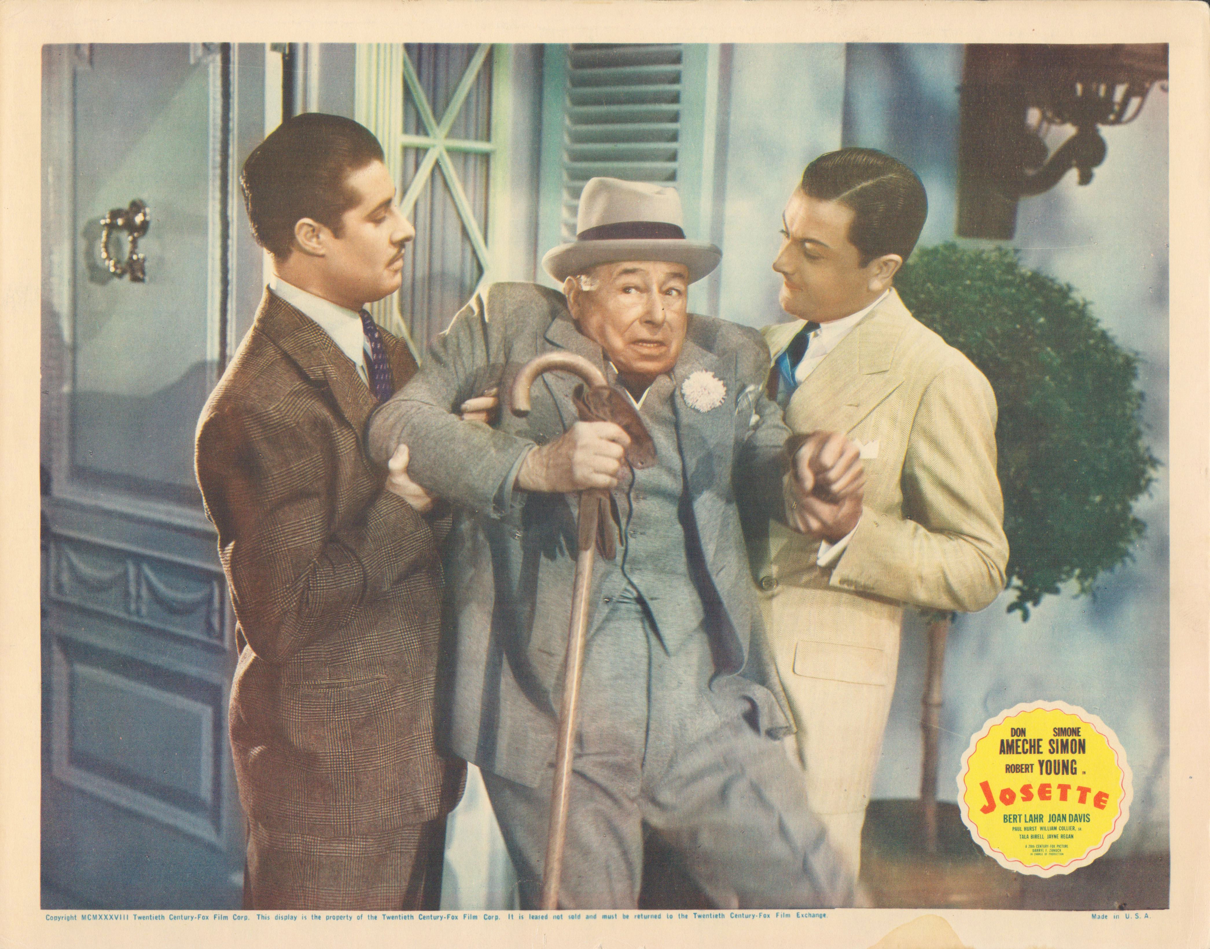 Josette 1938 original vintage lobby card