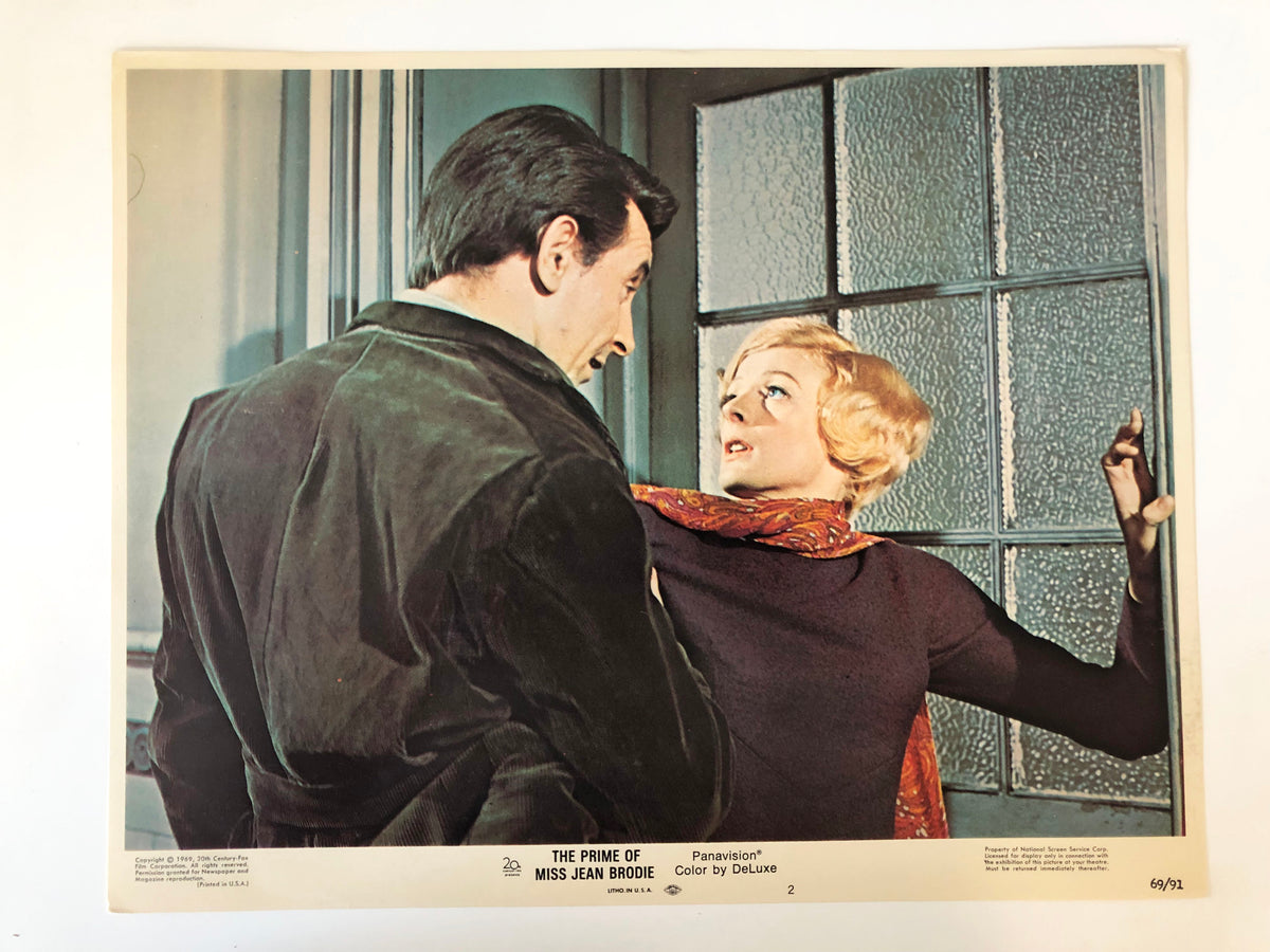 The Prime of Miss Jean Brodie  original 1969 vintage lobby card