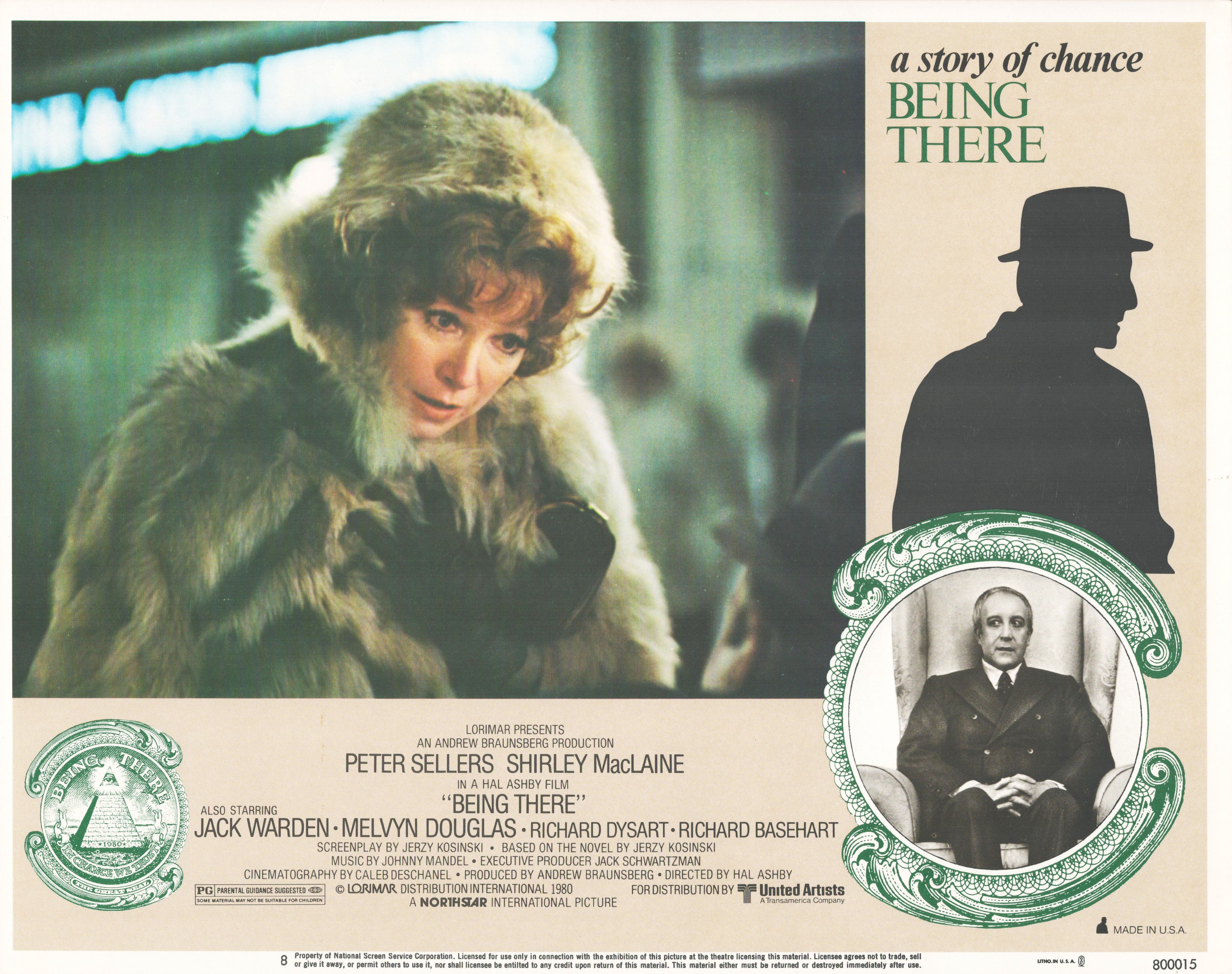 Being There 1980 original vintage lobby card