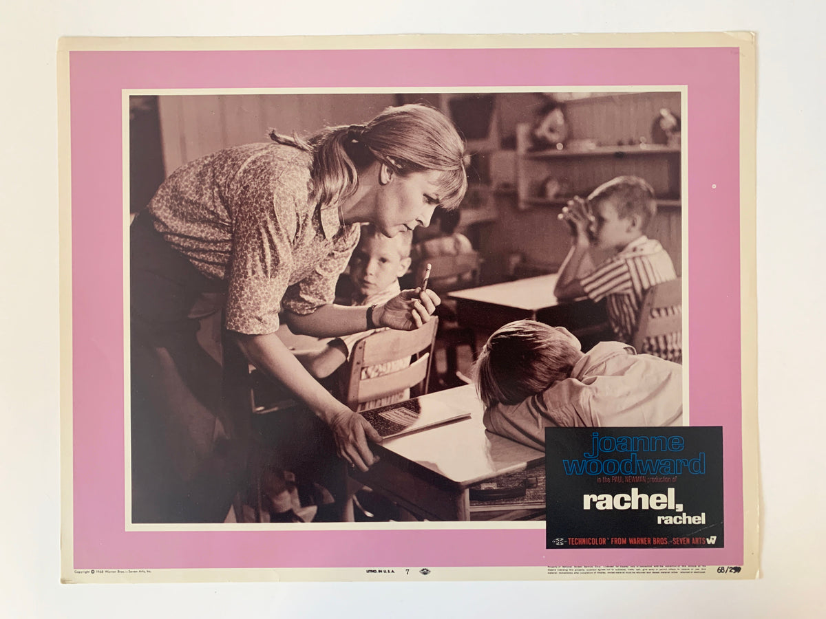 Rachel Rachel original 1968 vintage lobby card