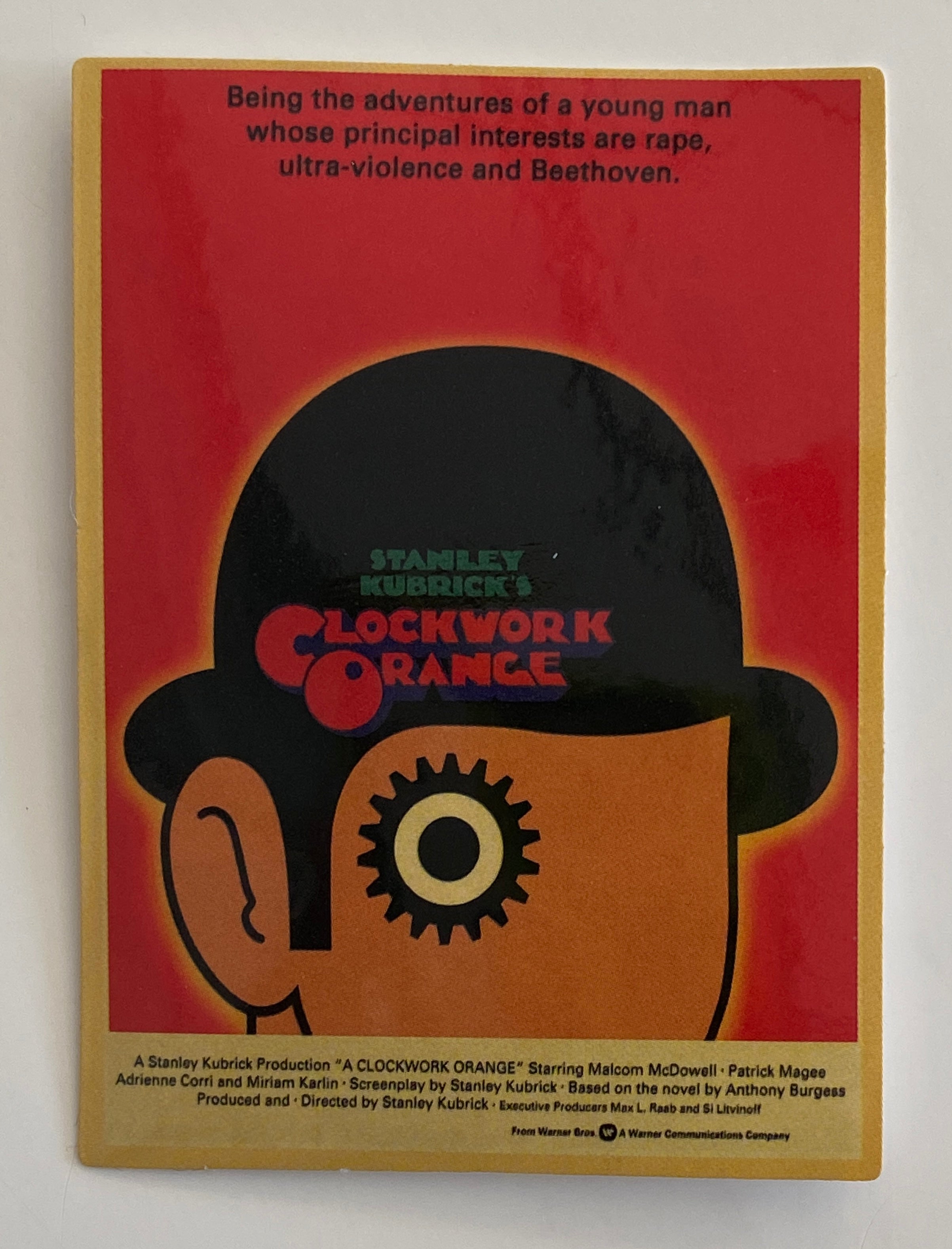 A Clockwork Orange sticker 