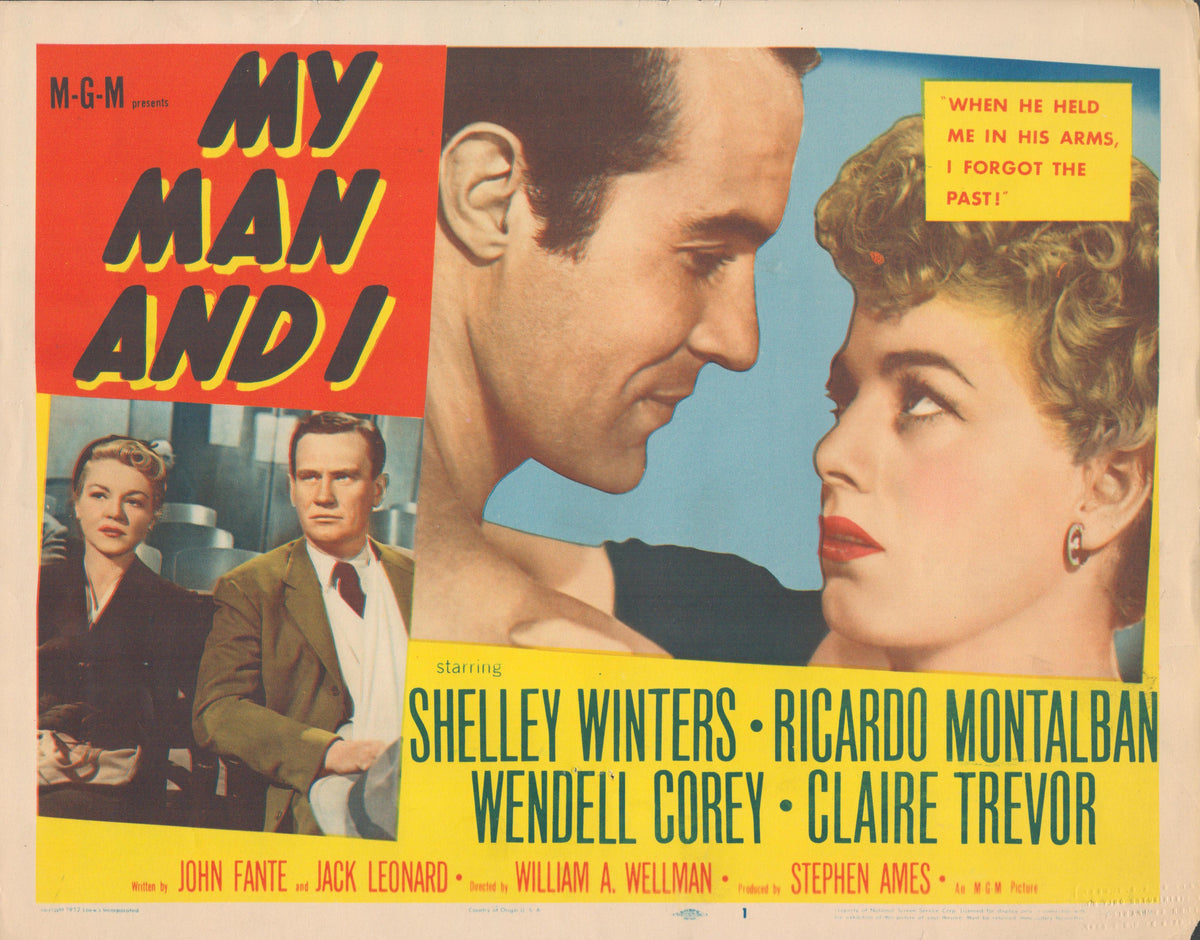 My Man and I set of 8 original lobby cards