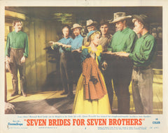 Seven Brides for Seven Brothers 1954 original vintage lobby card