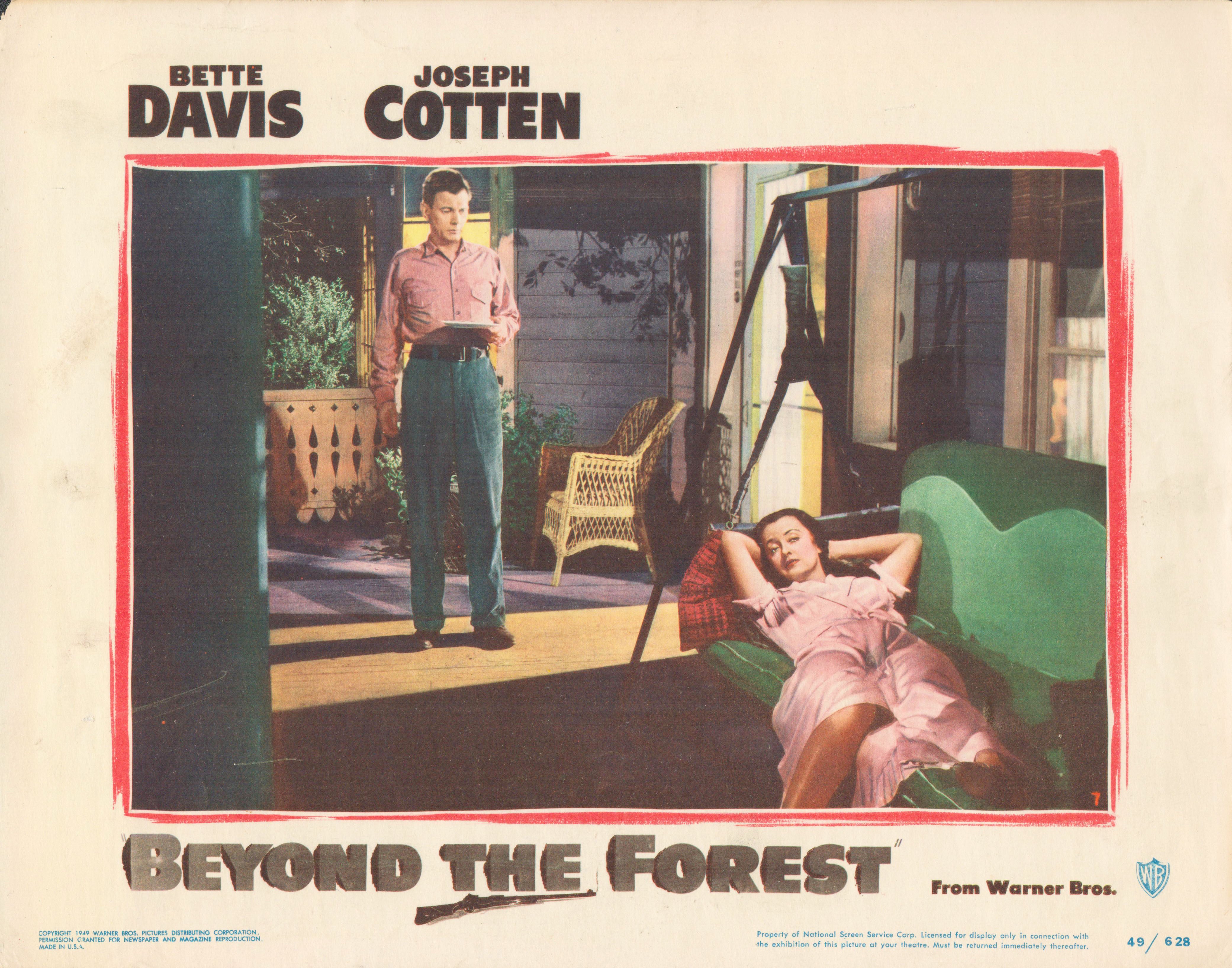 Beyond the Forest 1949 original vintage lobby card