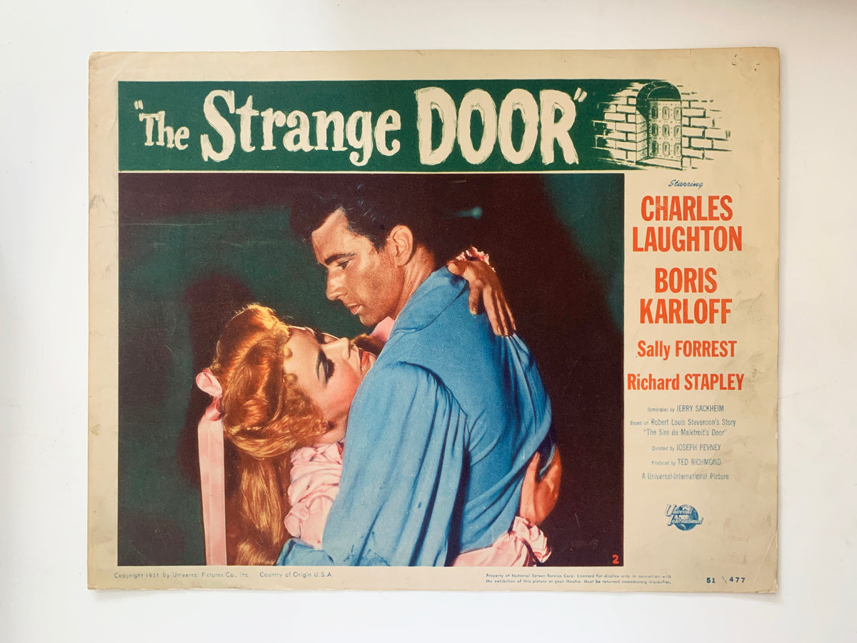 The Strange Door original 1951 vintage lobby card