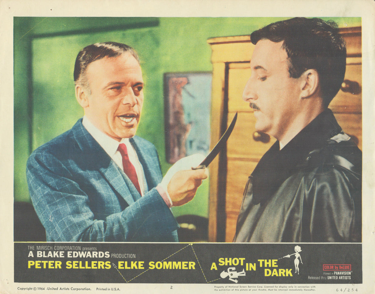 A Shot in the Dark 1964 original vintage lobby card