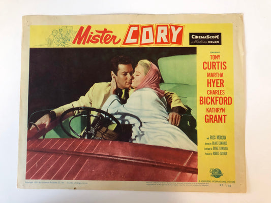 Mister Cory original 1957 vintage lobby card