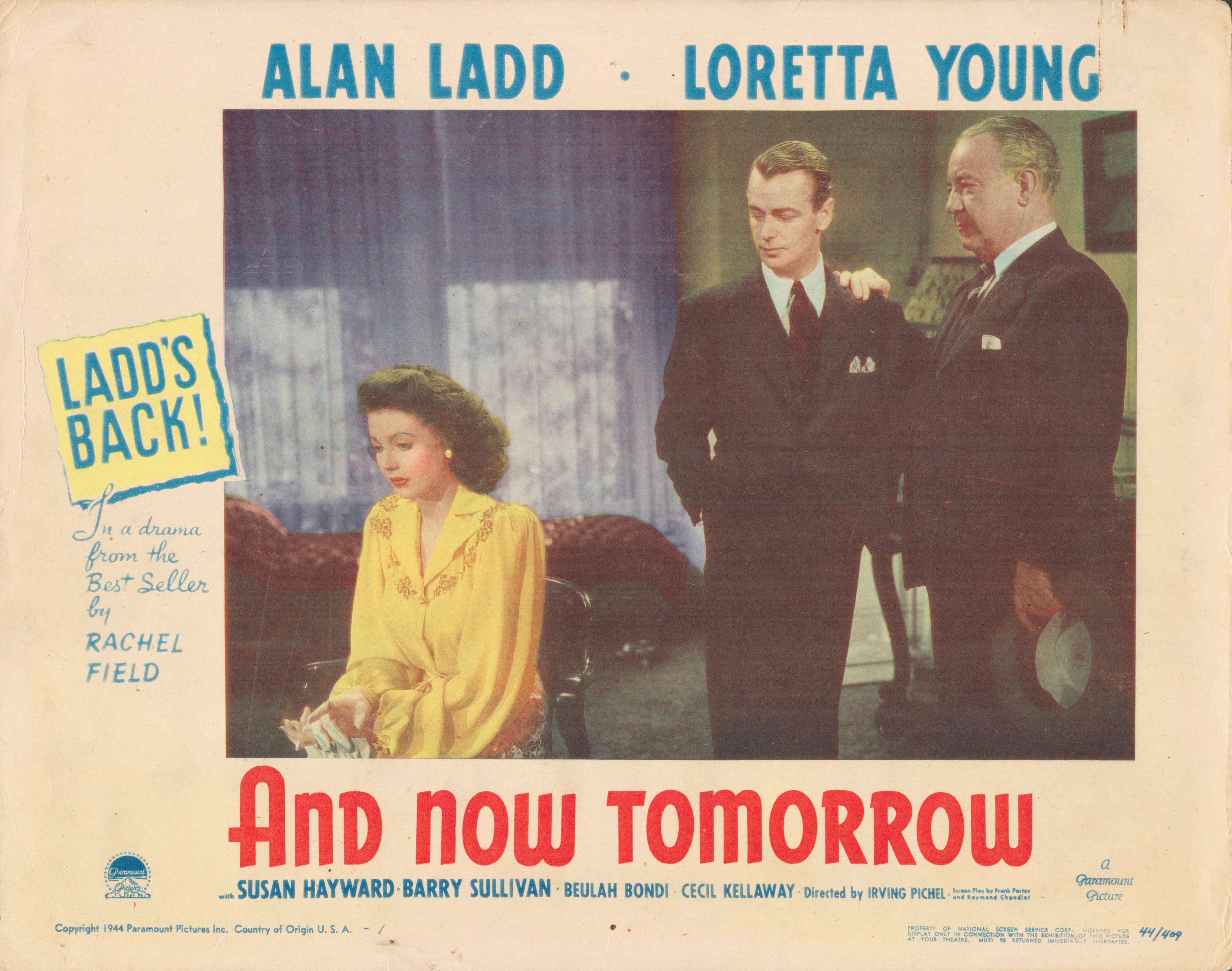 And Now Tomorrow 
1944 original vintage lobby card