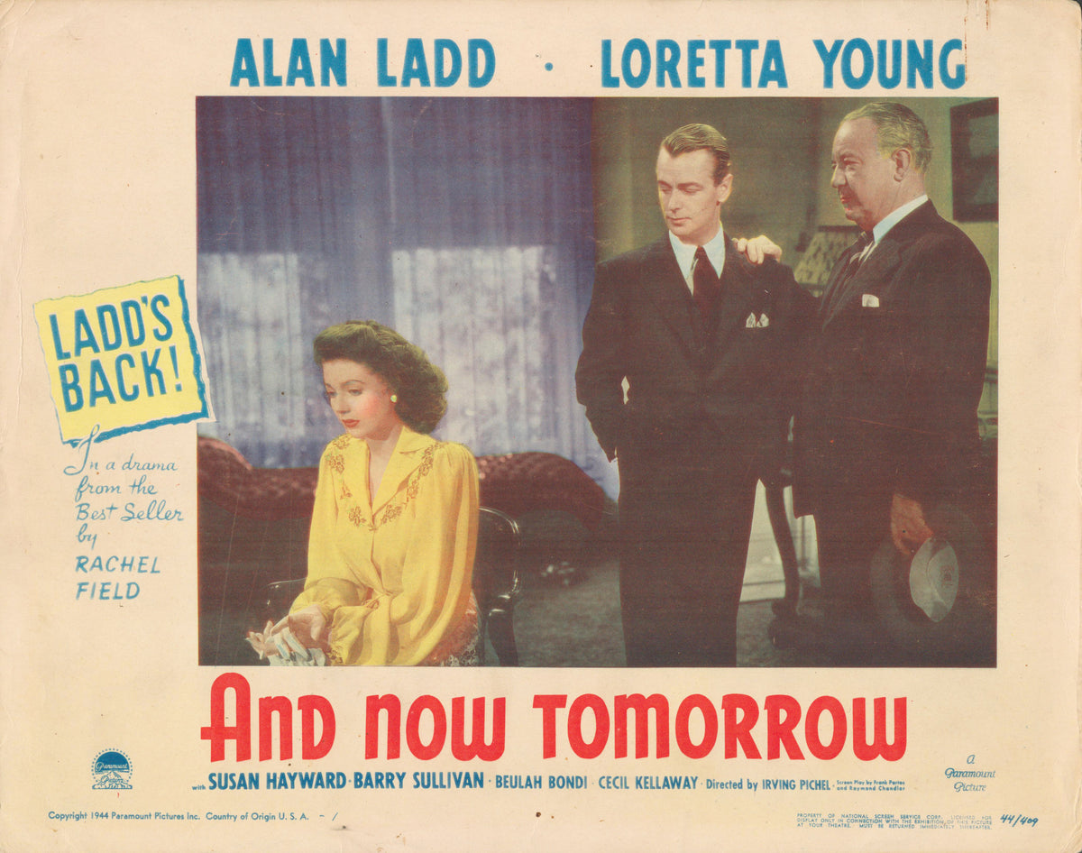 And Now Tomorrow 
1944 original vintage lobby card