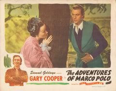 The Adventures of Marco Polo original vintage lobby card