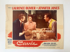 Carrie original 1952 vintage lobby card