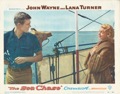 The Sea Chase 1955 original vintage lobby card