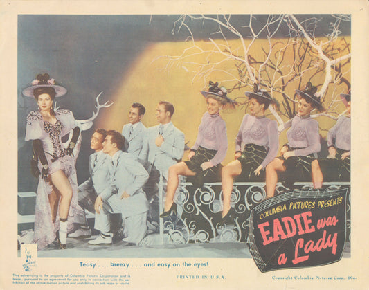 Eadie Was a Lady 1944 original vintage lobby card