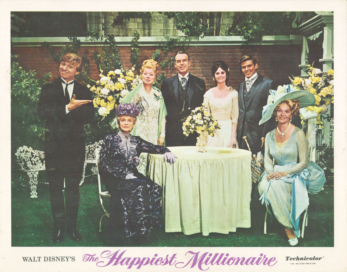 The Happiest Millionaire 1967 original vintage lobby card