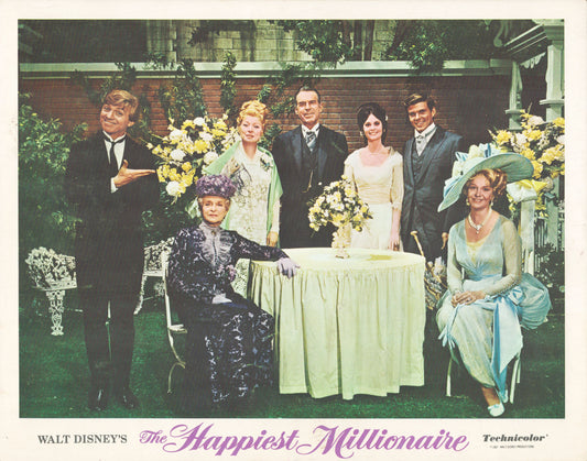 The Happiest Millionaire 1967 original vintage lobby card