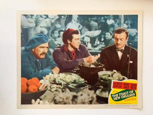 The Toast of New Orleans original 1950 vintage lobby card 