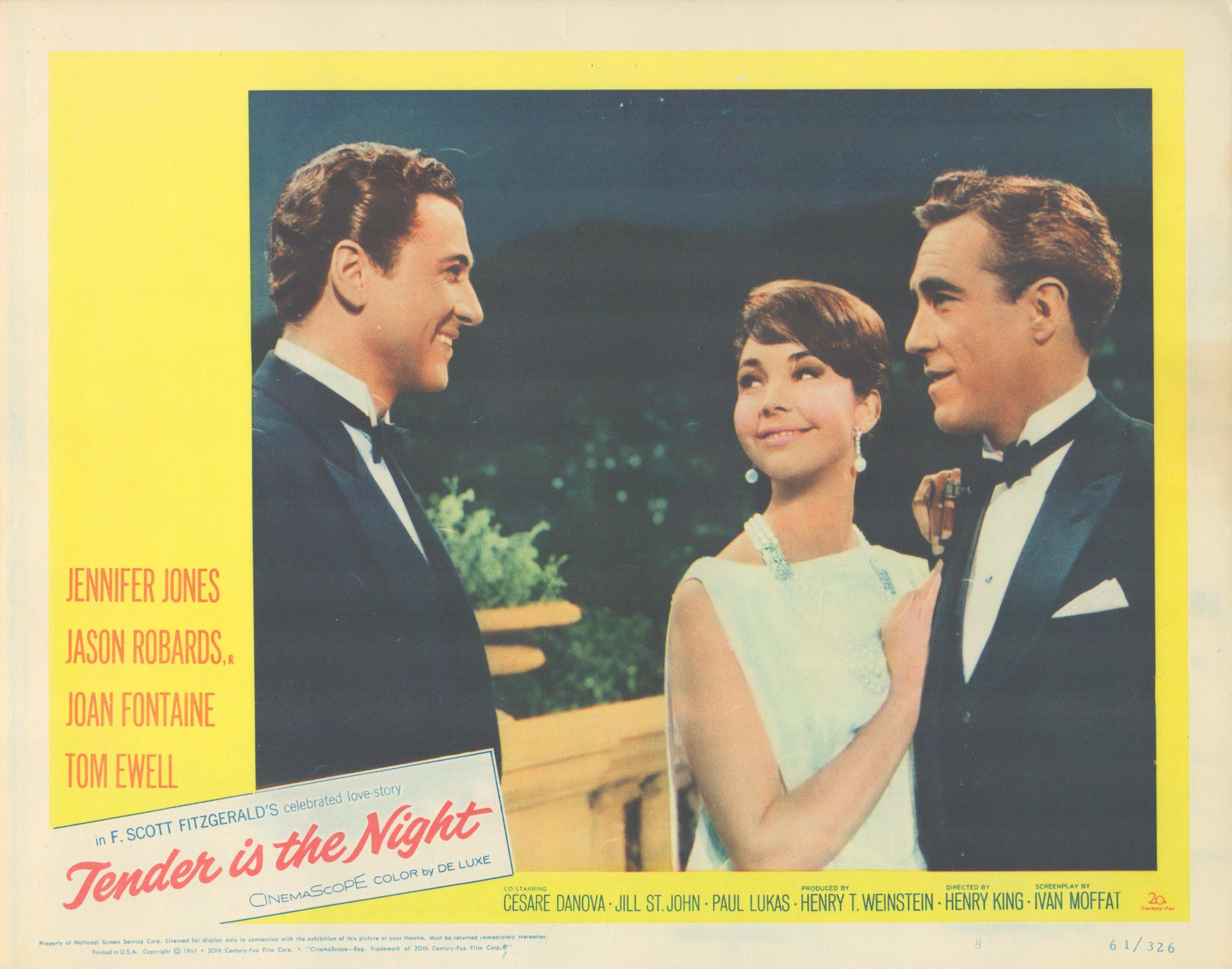 Tender is the Night set of 8 original lobby cards