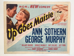 Up Goes Maisie original 1945 vintage lobby card