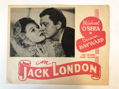 Jack London 1943 original vintage lobby card