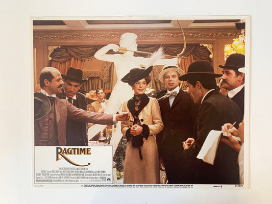 Ragtime original 1981 vintage lobby card