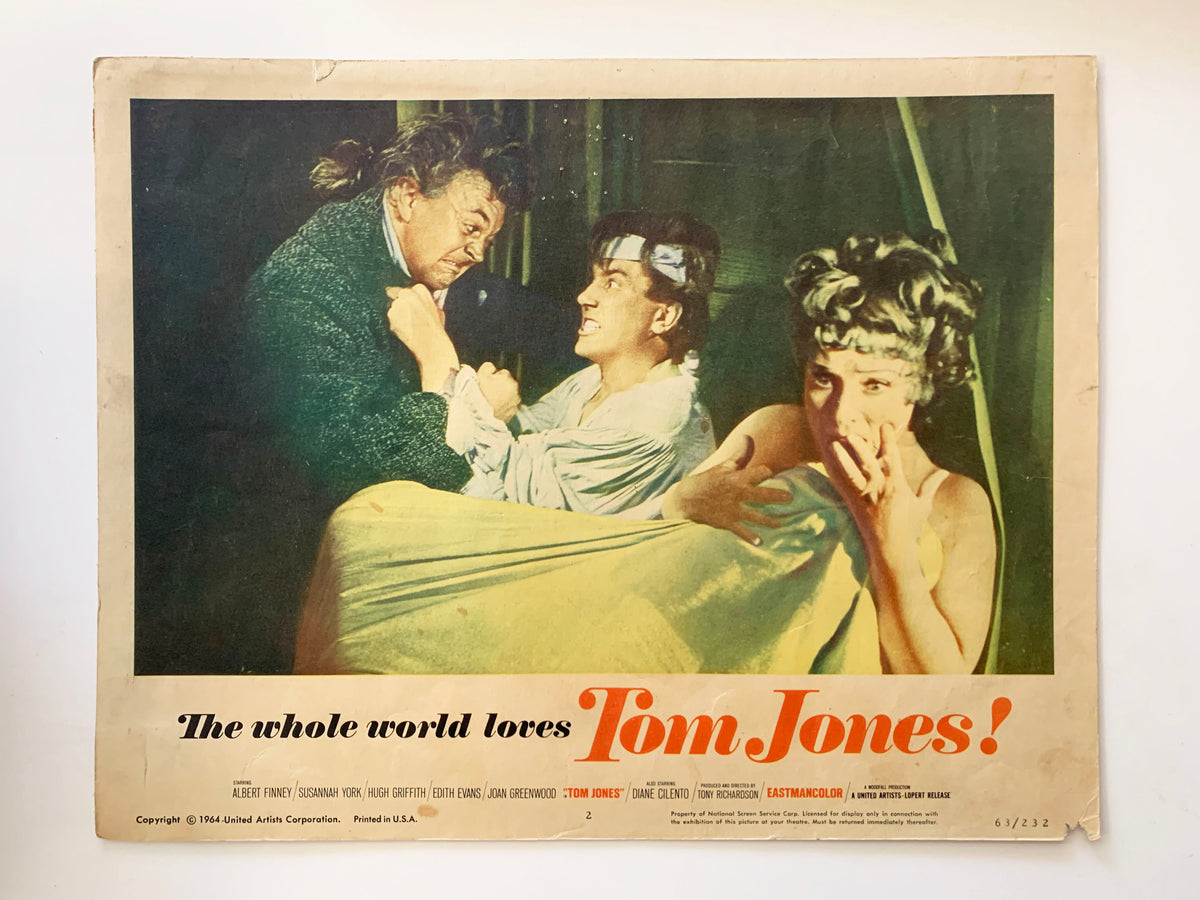 Tom Jones original 1963 vintage lobby card