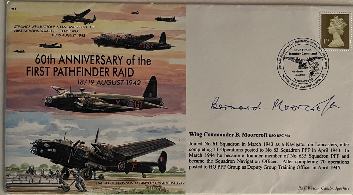 Bernard Moorecroft signed FDC. 5x9 inches