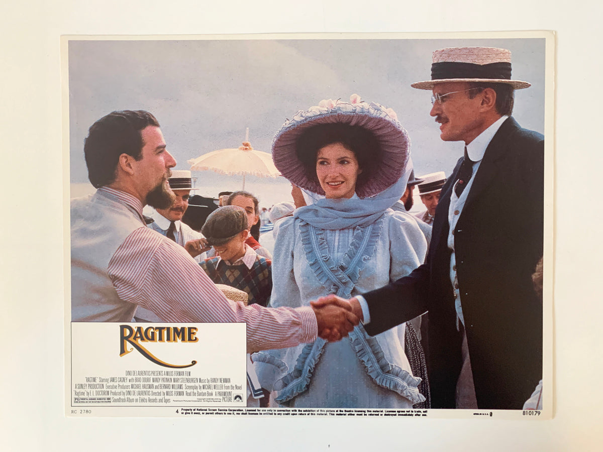 Ragtime original 1981 vintage lobby card