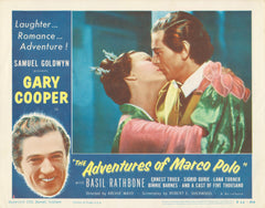 The Adventures of Marco Polo  1954 original vintage lobby card