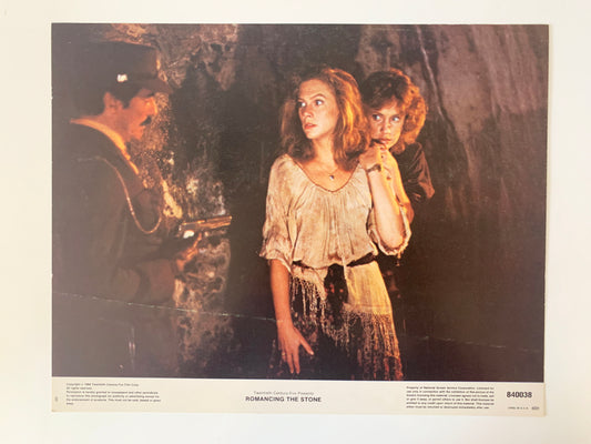 Romancing the Stone original 1984 vintage lobby card