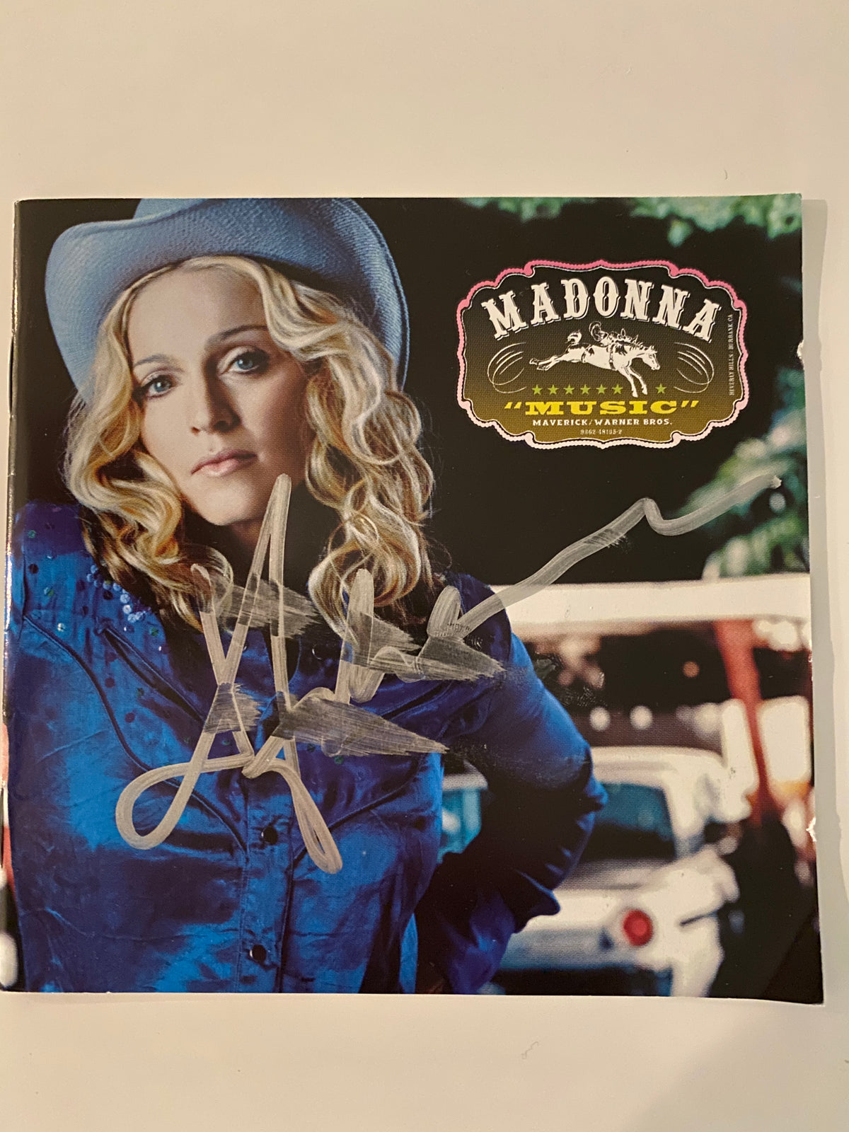 Madonna Music signed CD album insert