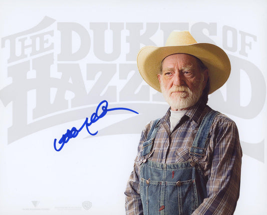 Willie Nelson signed photo