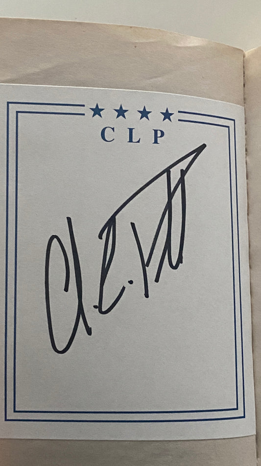 Colin Powell signed book